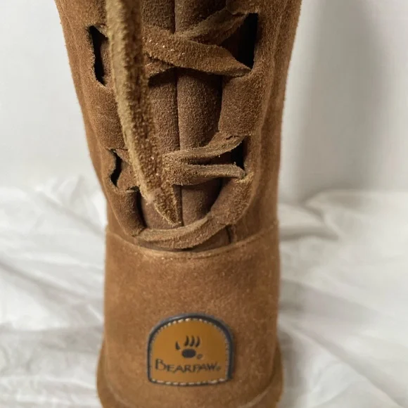 Bear paw Boots Warm Fuzzy Boots.size 7 - Picture 2 of 4